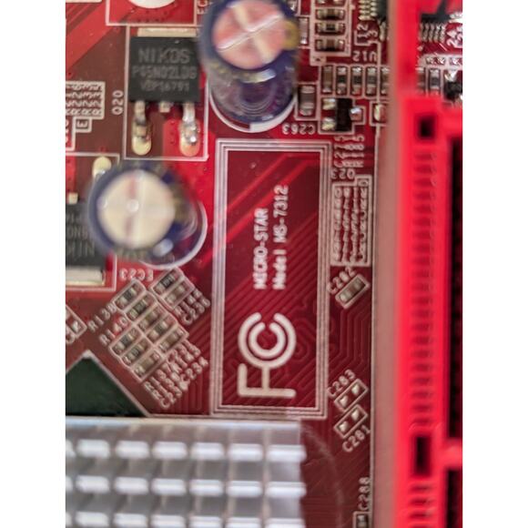 MSI K9MM-V MS7312 V1.0 MicroATX Motherboard AM2 mPGA940 AGP 1.5V PCI w Cooler - Picture 2 of 10